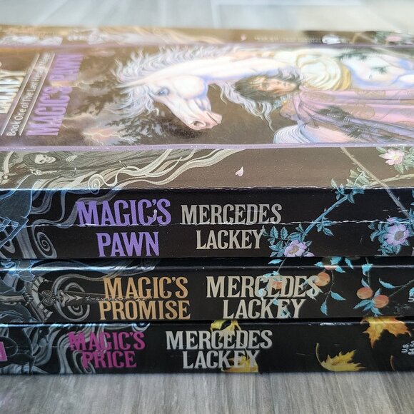 MERCEDES LACKEY BOOKS # 1-3 TRILOGY LAST HERALD MAGE PAWN PROMISE PRICE 1ST ED - Picture 6 of 15